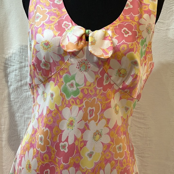 Sigrid Olsen floral silk dress, size 8, NWT - Picture 5 of 16